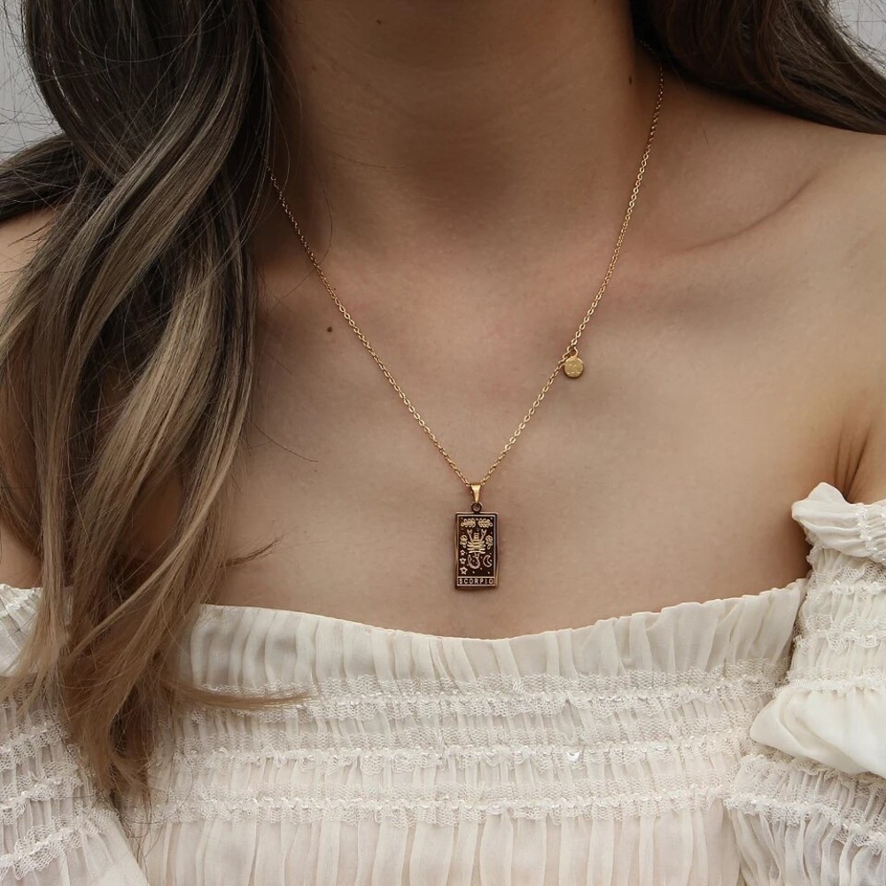 Zodiac Necklace | Taurus ♉️ - Picture 3 of 4